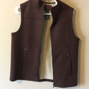 Ralph Lauren, Brown vest, wool in-line, size S